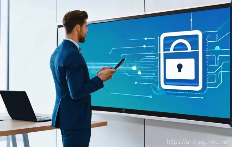 무역협상 실무에서 중요한 데이터 보안 사례 - **Prompt:** A visually rich and informative image showcasing advanced cybersecurity measures and int... 무역협상 실무에서 중요한 데이터 보안 사례 - **Prompt:** A visually rich and informative image showcasing advanced cybersecurity measures and int...