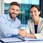 무역협상에서 신뢰 구축의 중요성 - **Prompt 1: The Foundation of Trust and Long-Term Partnership**
    "A professional, wide-angle shot...