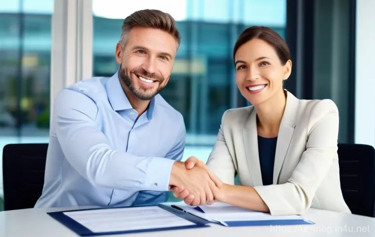 무역협상에서 신뢰 구축의 중요성 - **Prompt 1: The Foundation of Trust and Long-Term Partnership**
"A professional, wide-angle shot...