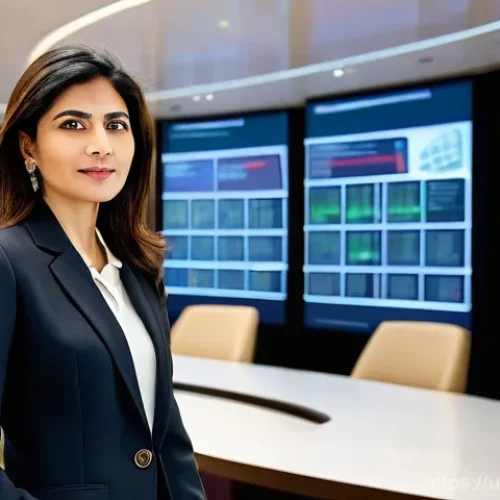 Home 1 무역협상가로서의 경력 전환 성공 사례 - **Prompt: The Master Negotiator in a Global Arena**
"A distinguished Pakistani trade negotiator,...